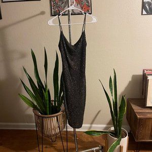 glitter cocktail/clubbing dress s/m